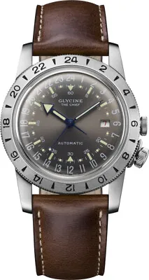 Glycine Men's GL0412 Airman Vintage The Chief Purist 40mm Automatic Watch • $549