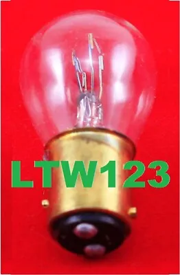 (2 Pieces) Bulb 1154 Clear 6Volt. Dual Contact Tail/stop Or Brake Light. • $7.77