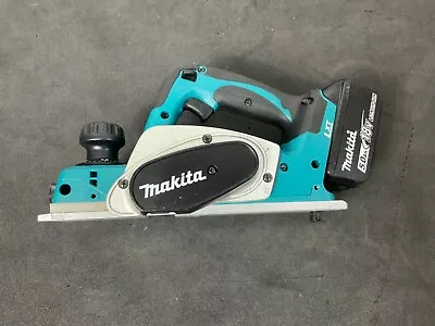 Makita DKP180 Cordless Planer With 5 Ah Battery Used Condition 2018 Model • £129