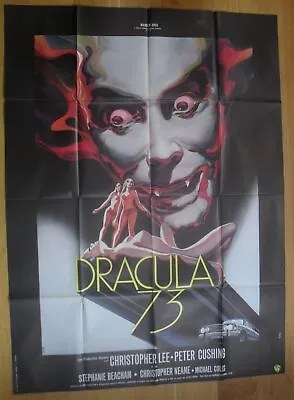 DRACULA A.D. 1972 Hammer Horror Christopher Lee Original French Movie Poster '72 • £76.88