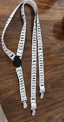 Mustache Suspenders (size M) • $12