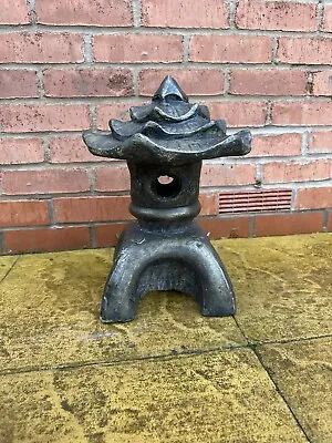 Japanese Oriental Pagoda Stone Outdoor Garden Ornament Lantern • £25