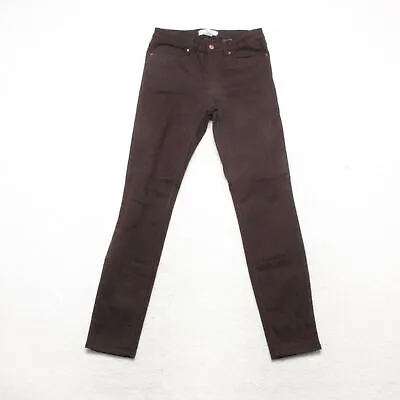 Label Of Graded Goods Women's Size 10 Burgundy Skinny Cotton Blend Stretch Jeans • $12.17