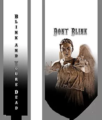 L@@K! Dont Blink Weeping Angels Neck Tie -  The Doctor Tardis Whovians LOOK! • $24.99