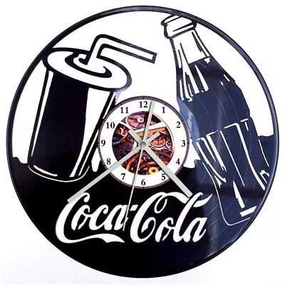 AUSTRALIAN MADE Vinyl Record Clock Coca Cola • $49