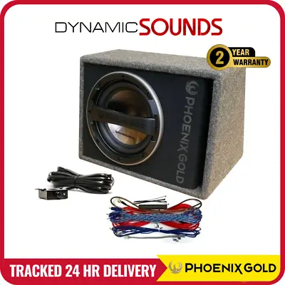 Car 8 Inch Active Subwoofer Enclosure Bass Reflex Tuning - Phoenix Gold Z18AB • £99.99