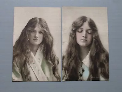 Rita Martin Photos Gladys Cooper British Actress Hand Colored Rotary Postcards • $24