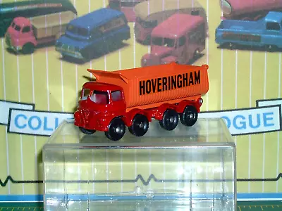 Lesney Matchbox 17 D2 Foden HOVERINGHAM 8-Whl Tipper Red Base No Susp SC13 MINT • $26.99