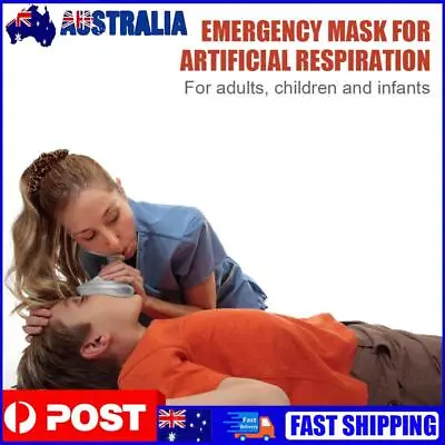 Reusable CPR Mask Artificial Respiration Training Masks Emergency Rescue Supply • $10.20