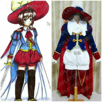 Custom Cardcaptor Sakura KINOMOTO SAKURA Prince Uniform Cosplay Costume& • $72.96