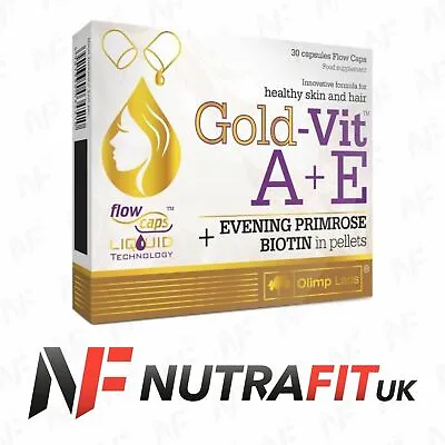 £8.49 • Buy OLIMP GOLD VIT A + E Evening Primrose Biotin Vitamin A E Skin Hair Support