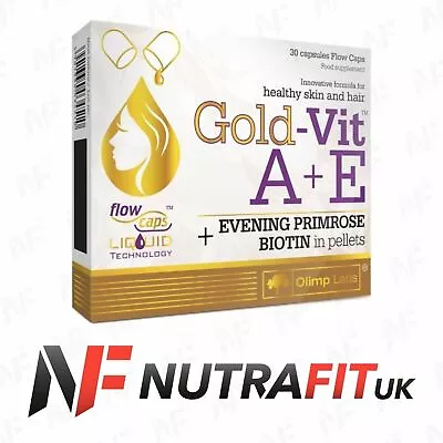 £8.49 • Buy OLIMP GOLD VIT A + E Evening Primrose Biotin Vitamin A E Skin Hair Support