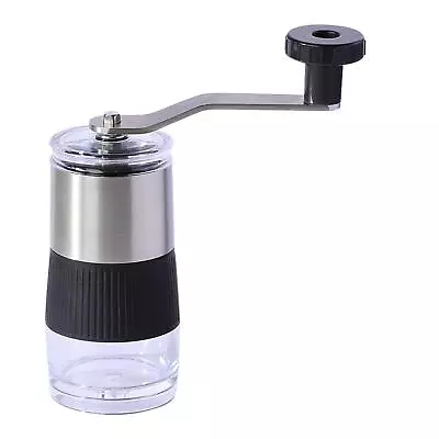Small Manual Coffee Grinder Conical Burr Mill For Travel Picnic Office • £11.15