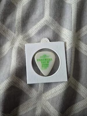 Kiss Ace Frehley Farwell Tour Guitar Pick 2000 White  • £12