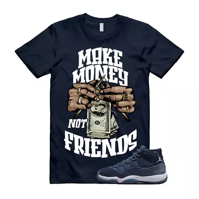 MM Shirt To Match Jordan 11 Midnight Navy Metallic Silver Georgetown Trainer • $26.99