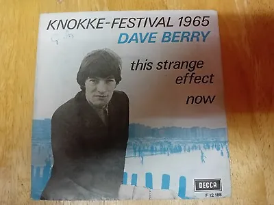 Dave Berry This Strange Effect / Now Dutch Issue Knokke  Festival 1965  Free P&P • £19.99