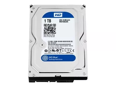 Western Digital WD Caviar Blue 1 TB Internal 7200 RPM 3.5  Hard Drive -WD10EZEX  • $79.95