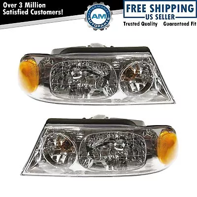 Headlight Set Left & Right For 1998-2002 Lincoln Navigator FO2502175 FO2503175 • $197.28