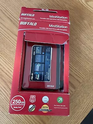 Buffalo Tech Brand Portable USB Hard Drive With Encryption 250GB • £75