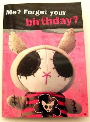 £2.65 • Buy Birthday Greetings Cards Dark Dudes Cute Dude Card With Friendship Bracelet