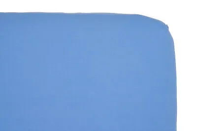 £3.99 • Buy Baby Nursery Cotton Fitted Sheet All Sizes Moses Basket Crib Cot / Cot Bed Blue