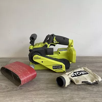 Ryobi P450 One+ 18-Volt Cordless Brushless Belt Sander (Tool Only) #B15 • $59.99