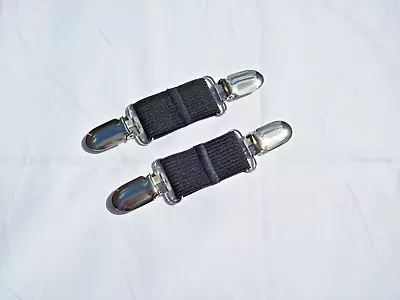 MOTORCYCLE Or OUTDOORSMEN BOOT LACES CLIPS HOLD PANTS DOWN • $12