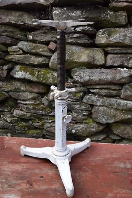 $350 • Buy Antique  Adjustable Cast Iron Table  Telescoping Typewriter Medical Industrial