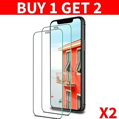 £1.83 • Buy Screen Protector Tempered Glass & Cover For IPhone 11 12 13 14 XR XS Pro Max 6 7