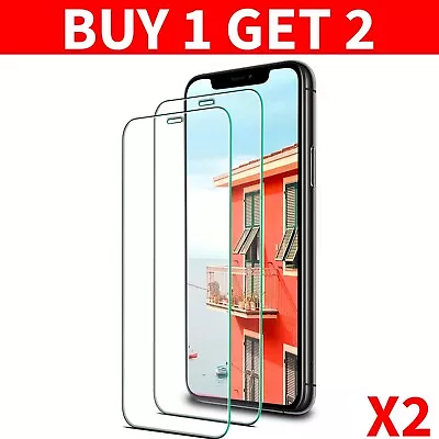 £1.83 • Buy Screen Protector Tempered Glass & Cover For IPhone 11 12 13 14 XR XS Pro Max 6 7