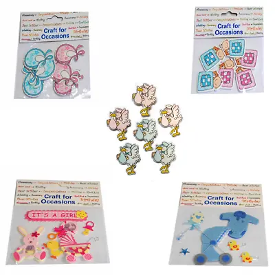 Self Adhesive Baby Embellishment For Card MakingScrapbookingBaby Shower Decor • £1.49