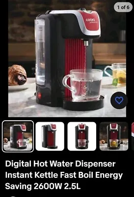 Digital Hot Water Dispenser Instant Kettle Fast Boil Energy Saving 2600W 2.5L • £100
