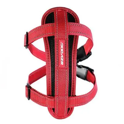 Ezydog Chest Plate Harness Red Extra Large Girth 56-97cm Ezy Dog • $49.99