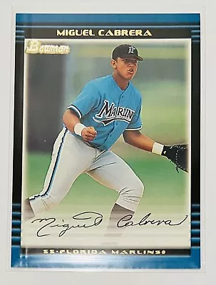 2002 Bowman Miguel Cabrera Rookie RC #245 MLB Florida Marlins • $9.99