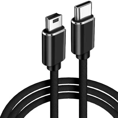 Cord USB-C To Mini 5-Pin USB Type C To Mini USB Cable Data Sync Quick Charging • $8.45