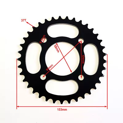 420 Steel 37T Rear Sprocket 50cc 70 110cc 125cc Dirt Pit Bike Chinese ATV Taotao • $19.21