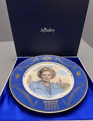 Fairmont & Main Margaret Thatcher Collectors Plate By Aynsley • £22.50