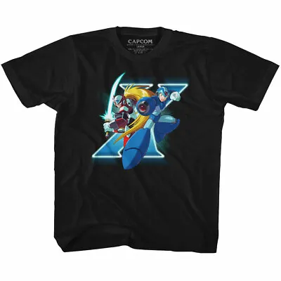 Mega Man X And Zero Black Youth T-Shirt • $23.45