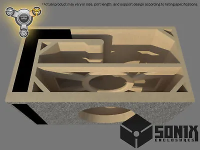 Stage 3 - Ported Subwoofer Mdf Enclosure For Sundown X10rev.2 Sub Box • $275