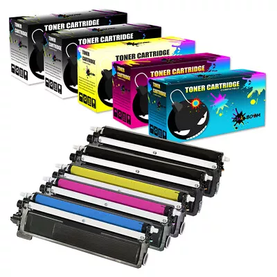 5 Toner Cartridge Fits Brother TN210 HL-3070CW 3075CW MFC-9125CN MFC-9320CW • $77.74