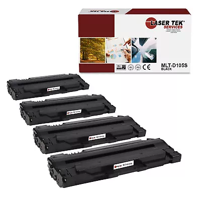 4Pk LTS MLT-D105S Black Compatible For Samsung ML-1910 SCX-4600 SF-650 Toner • $72.99