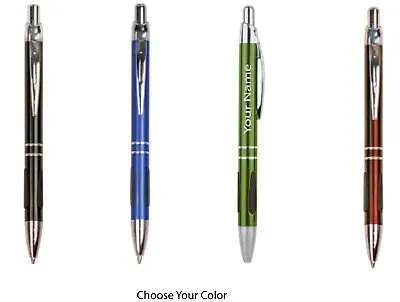 Engraved Grip Pen Your Choice Of 4 Colors With Velvet Pen Sleeve And Hard Case! • $9.99