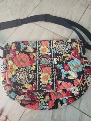 Vera Bradley Happy Snails Messenger Crossbody Bag Organizer Retired Pattern • $14