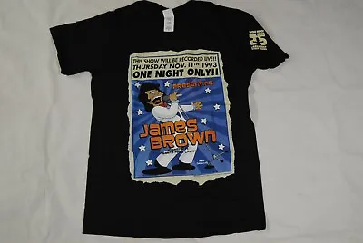 The Simpsons James Brown Guest T Shirt New Official Cartoon Tv Series Show Rare • £9.99
