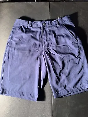 Men’s Size 34 Navy Puma Golf Shorts Chino Medium Bottoms Sport Casual H • $15.99