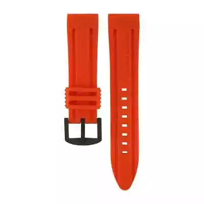 Vostok Europe ANCHAR RED SILICONE STRAP 24mm - BLACK BUCKLE • $22.39