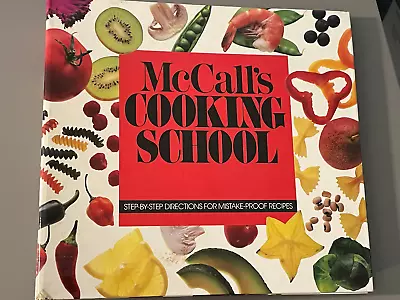 Mccall's Cooking School Cookbook Binder 1992 folders 1-12 Exc • $10.99