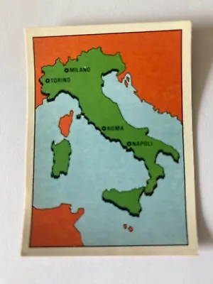 Panini Europa 80 Sticker 24 Italia Italy Map • £6.99