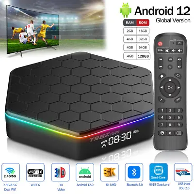 2023 Upgraded T95Z Plus Smart Android 12.0 TV Box Quad Core 6K HD Stream Player • $29.44