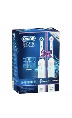$203.90 • Buy Oral-B Smart 5 5000 Electric Toothbrush With White Dual Handle Brand New